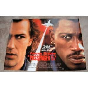 Passenger 57   Wesley Snipes   Original Movie Poster