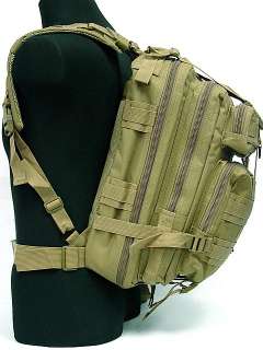 Level 3 Milspec Molle Assault Backpack Bag Coyote Brown  