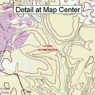  Topographic Quadrangle Map   La Plata, Maryland (Folded/Waterproof
