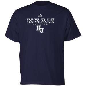  adidas Kean Cougars Navy Blue True Basic T shirt Sports 