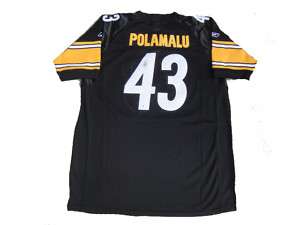 Troy Polamalu Signed Pittsburgh Steelers Jersey GAI  