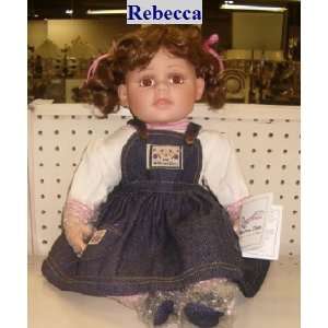  VINYL DOLL   REBECCA  average doll size is 15 to 23 inches 