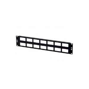  Kendall Howard 19 2U Cable Routing Blank Cable Management 