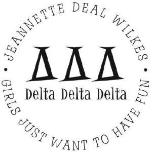  Delta Delta Delta 07 Sorority Snap Stamp: Home Improvement