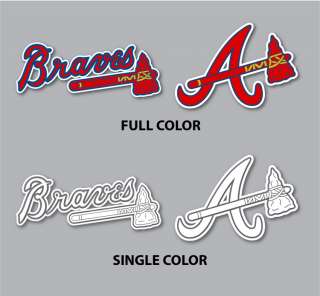 Atlanta Braves Sticker Decal.   
