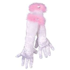  Velvet Glamour Barbie Costume Gloves: Toys & Games