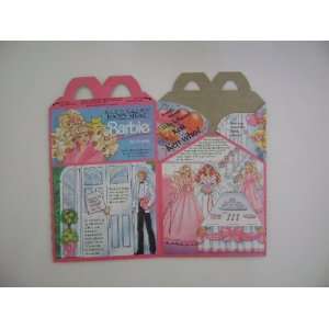    1991 McDONALDS HAPPY MEAL BOX BARBIE AT HOME 