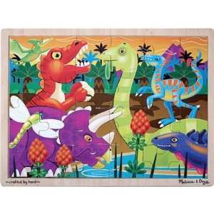   Doug Prehistoric Sunset Dinosaurs Jigsaw 24 pcs Puzzle: Toys & Games
