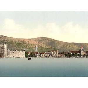  Vintage Travel Poster   Trau^ Camerlengo Castle Dalmatia 
