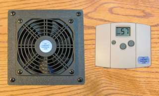 Mega fan Cabinet/Desk cooling fan w/Digital Thermostat  