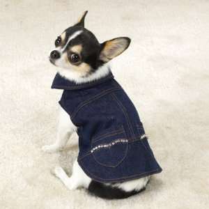  Dog Pet Puppy Denim Dress Xx Small Heart Studded: Kitchen 