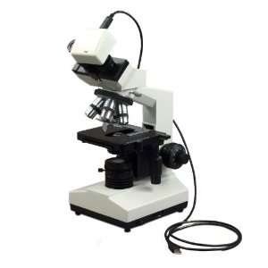   Microscope with Kohler Transmitted Illumination and 3.0MP USB Camera