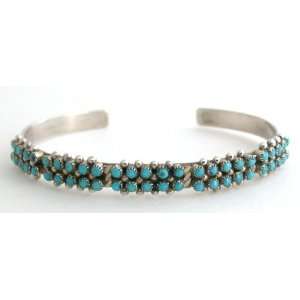  Zuni Turquoise Petit Point Bracelet Jewelry