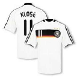  Germany Klose #11 Home Soccer Jersey Size Large Sports 