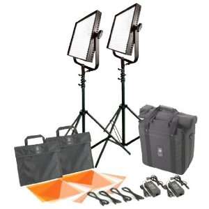  LitePanels 1x1 (2) Lite Kit FlyPak with (2) Daylight Flood 