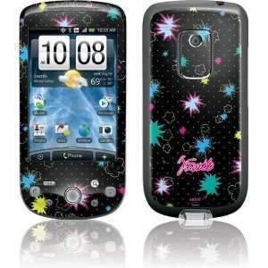  Black Flower Bomb skin for HTC Hero (CDMA) Electronics