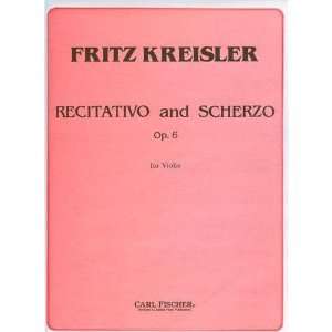  Kreisler, Fritz   Recitativo and Scherzo, Op 6   Violin 