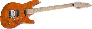 guitarra electrica de laguna le924 transparente anaranjado 