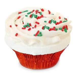  Fizzy Baker Christmas Cupcake Bath Bomb   Red: Beauty