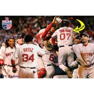  Boston Red Sox   2007 World Series Champs   Personalized 