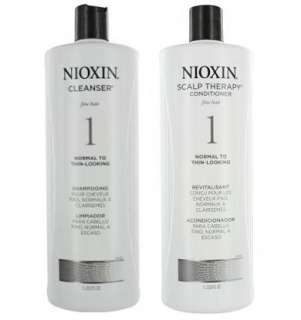 Nioxin System 1 Cleanser & Scalp Therapy Duo Set 33.8oz  