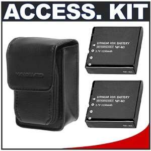  Deluxe Accessory Kit with Soft Leather Case + Two (2 