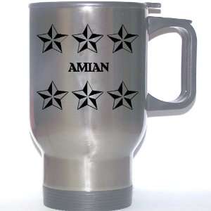  Gift   AMIAN Stainless Steel Mug (black design) 