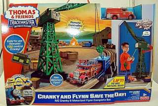 Thomas the Train TrackMaster Cranky & Flynn Save the Day Playset NEW 