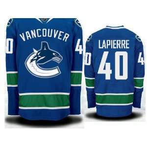   NHL Jerseys Maxim Lapierre Home Blue Hockey Jersey