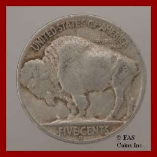 1938 D VG Buffalo Nickel US Coin FREE SHIPPING #10265872 87  