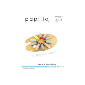  Papilio Inkjet White Vinyl Decal Paper 5 Sheets: Office 