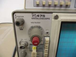 TEKTRONIX 475 DUAL TRACE OSCILLOSCOPE DM44 200MHz  