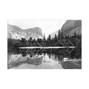  Mirror Lake Yosemite Valley 28x42 Giclee on Canvas