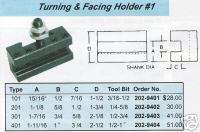 Turning & Facing Tool Holder Up To 12 Lathe AXA  