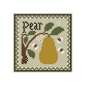  Pear (with thread)   Cross Stitch Pattern Arts, Crafts 