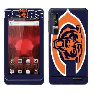  Chicago Bears Skin Protector for Motorola Droid 3 Cell 