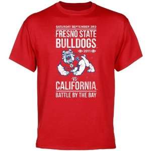  Fresno State Bulldogs 2011 Match Up T Shirt   Red Sports 