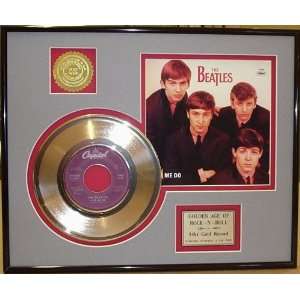  Gold Record Outlet The Beatles 24kt Gold 45 Display 