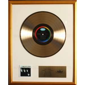   Beatles Meet The Beatles Gold LP Record Award Non RIAA Capitol Records
