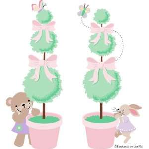  Teddy Bear Topiaries Paint by Number Wall Mural: Baby