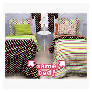  Bed in a Bag   Reversible Zany Bed Set (Twin)