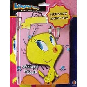   : Looney Tunes Tweety Bird Personalized Address Book: Office Products