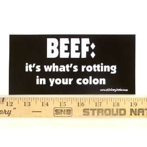  * Magnet* Beef Its Whats Rotting in Your Colon Magnetic 