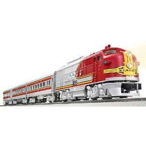  O 27 Santa Fe Chief Passenger Set w/Railsounds: Toys 