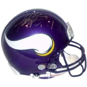  Adrian Peterson Autographed Minnesota Vikings NFL Mini 