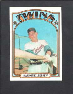 1972 Topps Baseball #51 HARMON KILLEBREWNM/MT+  