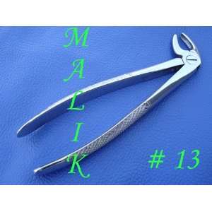 Dental Tooth Extracting Forceps # 13 with Serrated Jaws  