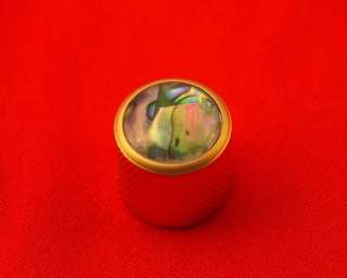 Brand New Standard Shell Top Metal Knob for Guitar and Bass Abalone 