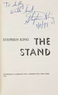 STEPHEN KING   The Stand   SIGNED 1ST EDITION  