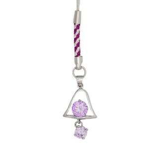   Cellphone Mobile Charm Strap, Bell Purple Cell Phones & Accessories